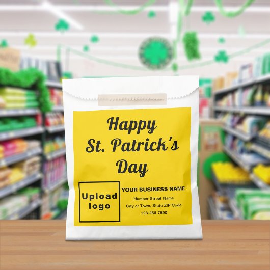 Yellow Business Brand, St. Patrick's Day, Bedankzakje