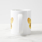 Yellow Butterfly - Elegante  Fine Art Mok (Achterkant)