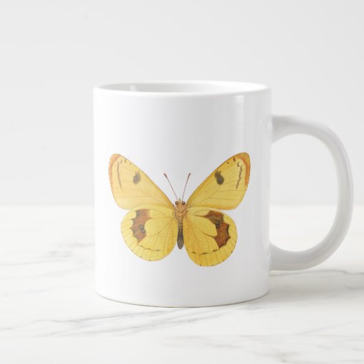 Yellow Butterfly - Elegante  Fine Art Mok (Rechts)