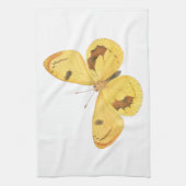 Yellow Butterfly -  Fine Art keukenhanddoek (Verticaal)