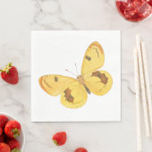 Yellow Butterfly -  Fine Art Papier servetten (Insitu)
