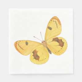 Yellow Butterfly -  Fine Art Papier servetten