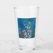 Yellow Butterfly Glas (Voorkant)