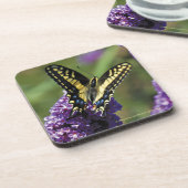 Yellow Butterfly I - set van 6 Onderzetters (Linkerzijde)