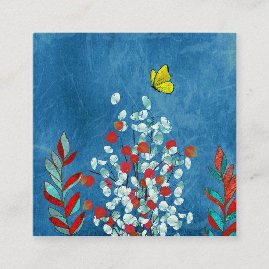 Yellow Butterfly Informatiekaartje (Voorkant)