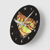 Yellow Butterfly Nature Ronde Klok (Hoek)