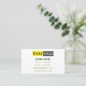 Yellow Cab Connect Visitekaartje (Staand voorkant)