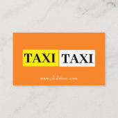 Yellow Cab Connect Visitekaartje (Achterkant)