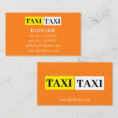 Yellow Cab Connect Visitekaartje (Voorkant / Achterkant)