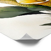 Yellow Calla Lilies Lily Bloemenkunst Print Poster (Hoek)