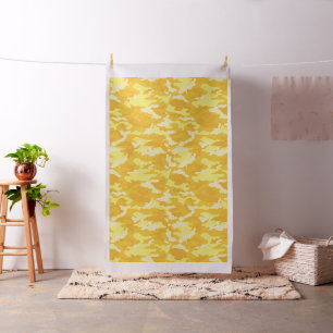 Yellow Camouflage militair legerpatroonpatroon Stof