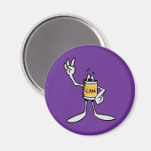 Yellow Can Creature Kitchen Fridge Magnet (Voorkant / Achterkant)
