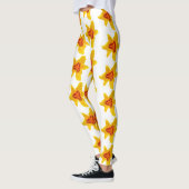 Yellow Canada Lilly Blossom Leggings (Links)