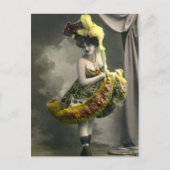 Yellow Cancan Briefkaart (Voorkant)