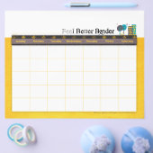 Yellow Cance voelt beter Multomap Agenda Flyer (Enkel)