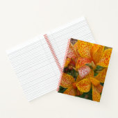Yellow Canna Lily with Red Speckles Floral Notitieboek (Binnen)