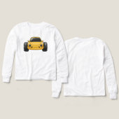 Yellow Cartoon Car  (Voorkant /achterkant)