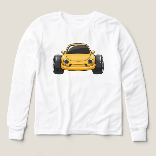Yellow Cartoon Car  (Voorkant)
