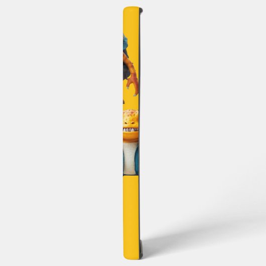 Yellow Casing Samsung Galaxy S22 Ultra Samsung Galaxy Hoesje (Linkerkant)