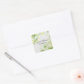 Yellow Chamomile Flowers Vierkante Sticker (Envelop)