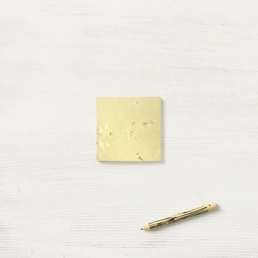 Yellow Cheese Slice Novelty Post-it Notes (Op bureau)