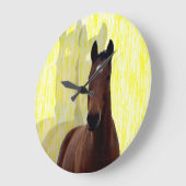 Yellow Chestnut Horse Shadows Design, Grote Klok (Hoek)