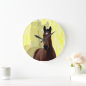 Yellow Chestnut Horse Shadows Design, Grote Klok (Huis)