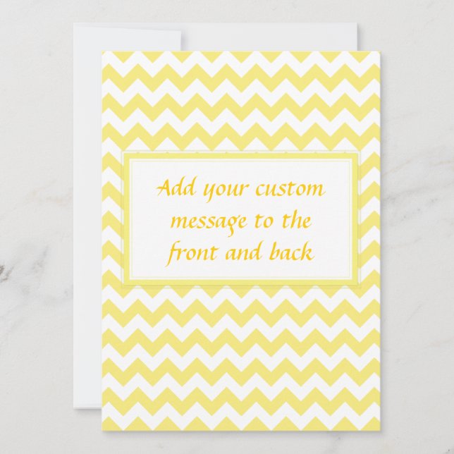 Yellow Chevron Design (Voorkant)