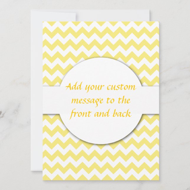 Yellow Chevron Design (Voorkant)