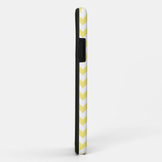 Yellow Chevron Design Case-Mate iPhone Case (Achterkant/rechts)