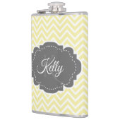 Yellow Chevron maatkolf Heupfles (Links)