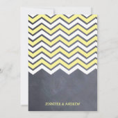 Yellow Chevron repetitie Kaart (Achterkant)