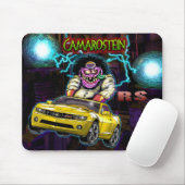 Yellow Chevy Camaro RS Mousepad Muismat (Met muis)