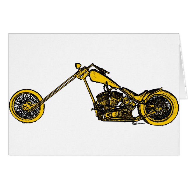 Yellow Chopper Style (Voorkant Horizontaal)