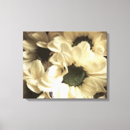 YELLOW CHRYSANTHEMUM CANVAS AFDRUK (Voorkant)