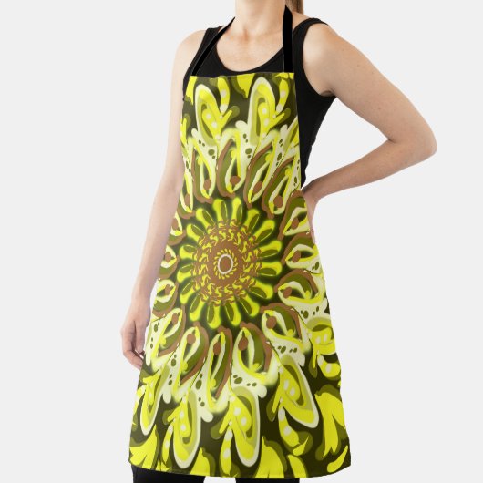 Yellow Chrysanthemum Flower Abstract Schort (Insitu)