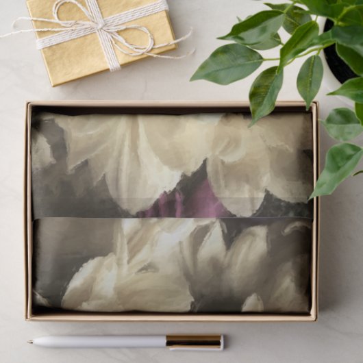 YELLOW CHRYSANTHEMUM TISSUEPAPIER (Geschenk)