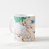 Yellow Church Koffiemok (Voorkant links)