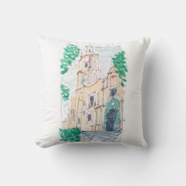 Yellow Church Kussen