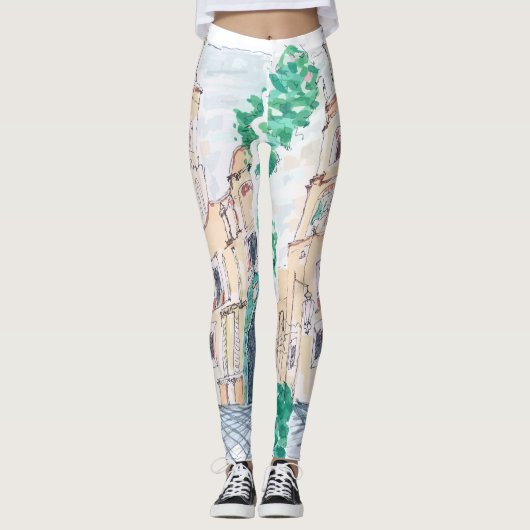 Yellow Church Leggings (Voorkant)