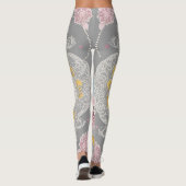 Yellow Circle AI art Leggings (Achterkant)