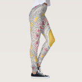 Yellow Circle AI art Leggings (Rechts)