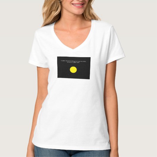 Yellow Circle T-shirt (Voorkant)