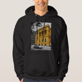 Yellow City Building Minimalistische fotografie Hoodie