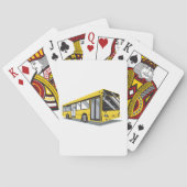 Yellow City Bus Pokerkaarten (Achterkant)