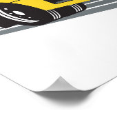 Yellow City Bus Poster (Hoek)