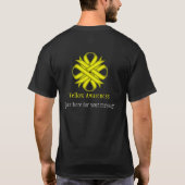 Yellow Clover Ribbon T-shirt (Achterkant)