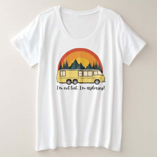 Yellow Coach Light Shirt Ik ben niet verloren (Design voorkant)