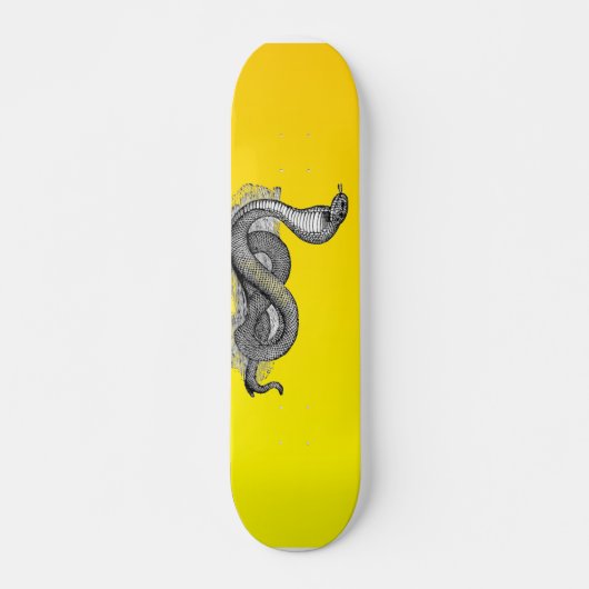 Yellow Cobra Persoonlijk Skateboard (Voorkant)