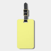 Yellow Color Gepersonaliseerd Designer Bagagelabel (Voorkant verticaal)